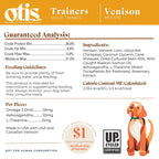 Otis Dog Wild Things Trainers Venison 4oz.