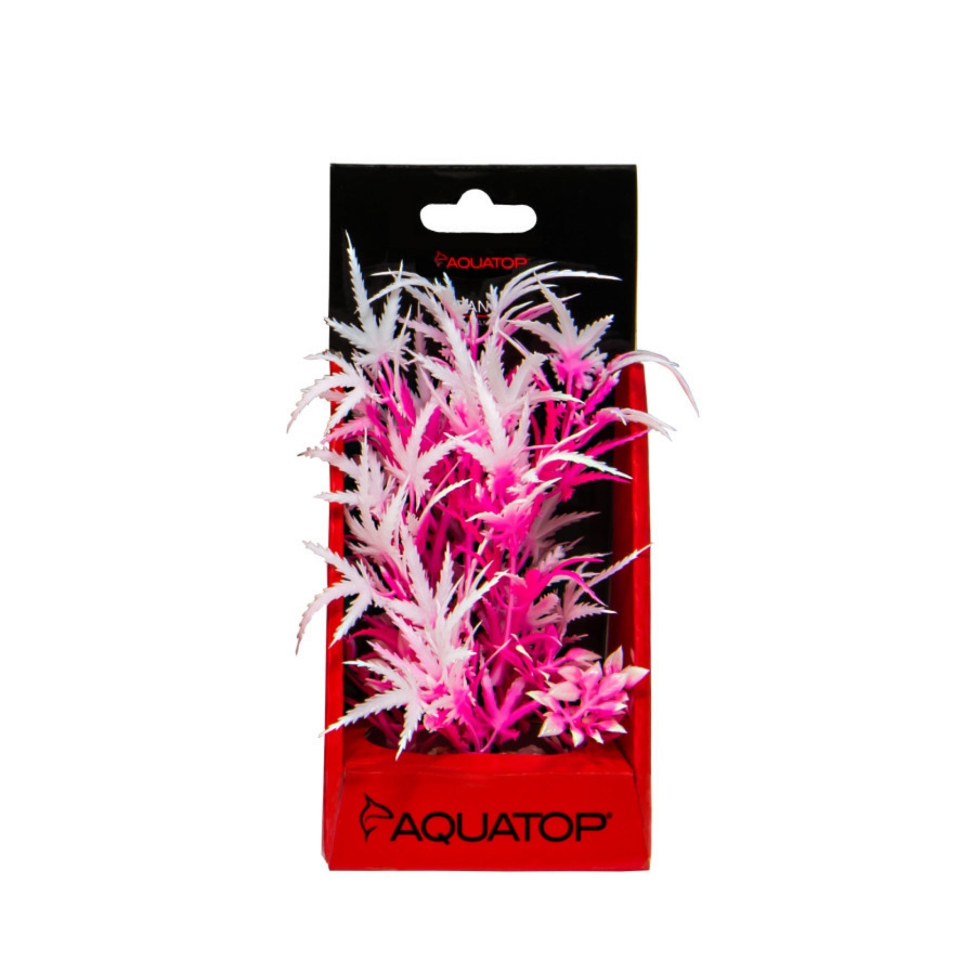 Aquatop Vibrant Fluorescent Cannabis Plant Pink Frost 6in