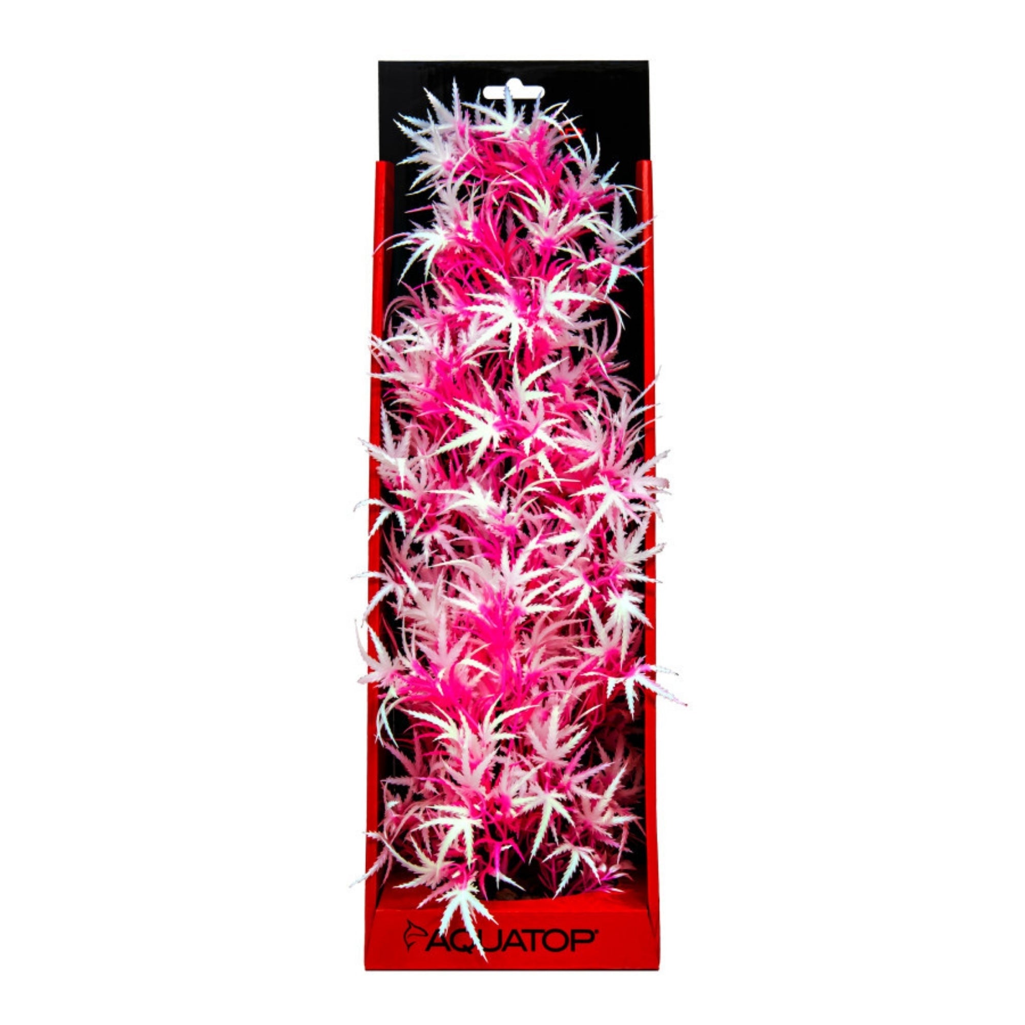 Aquatop Vibrant Fluorescent Cannabis Plant Pink Frost 16in