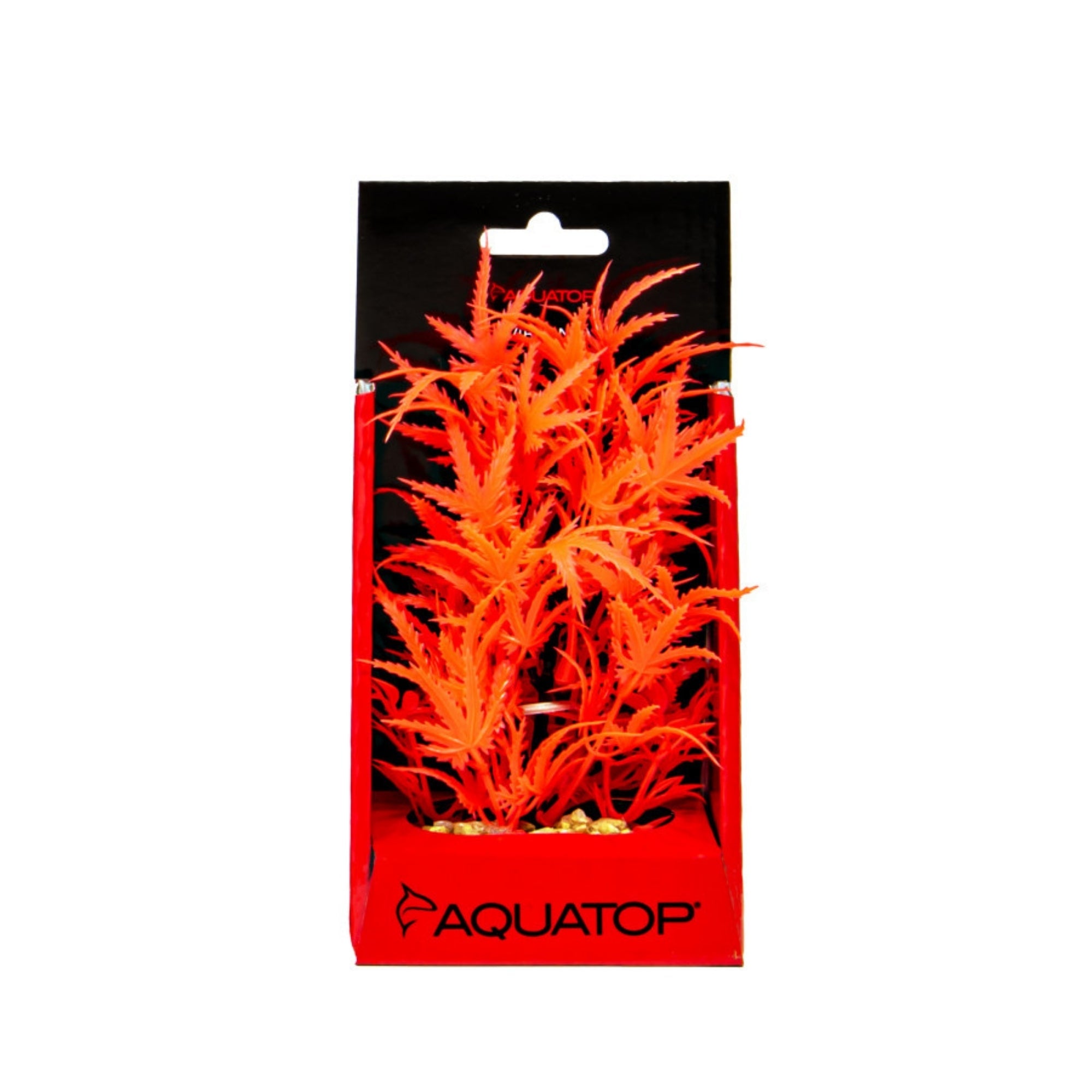Aquatop Vibrant Fluorescent Cannabis Plant Red 6in