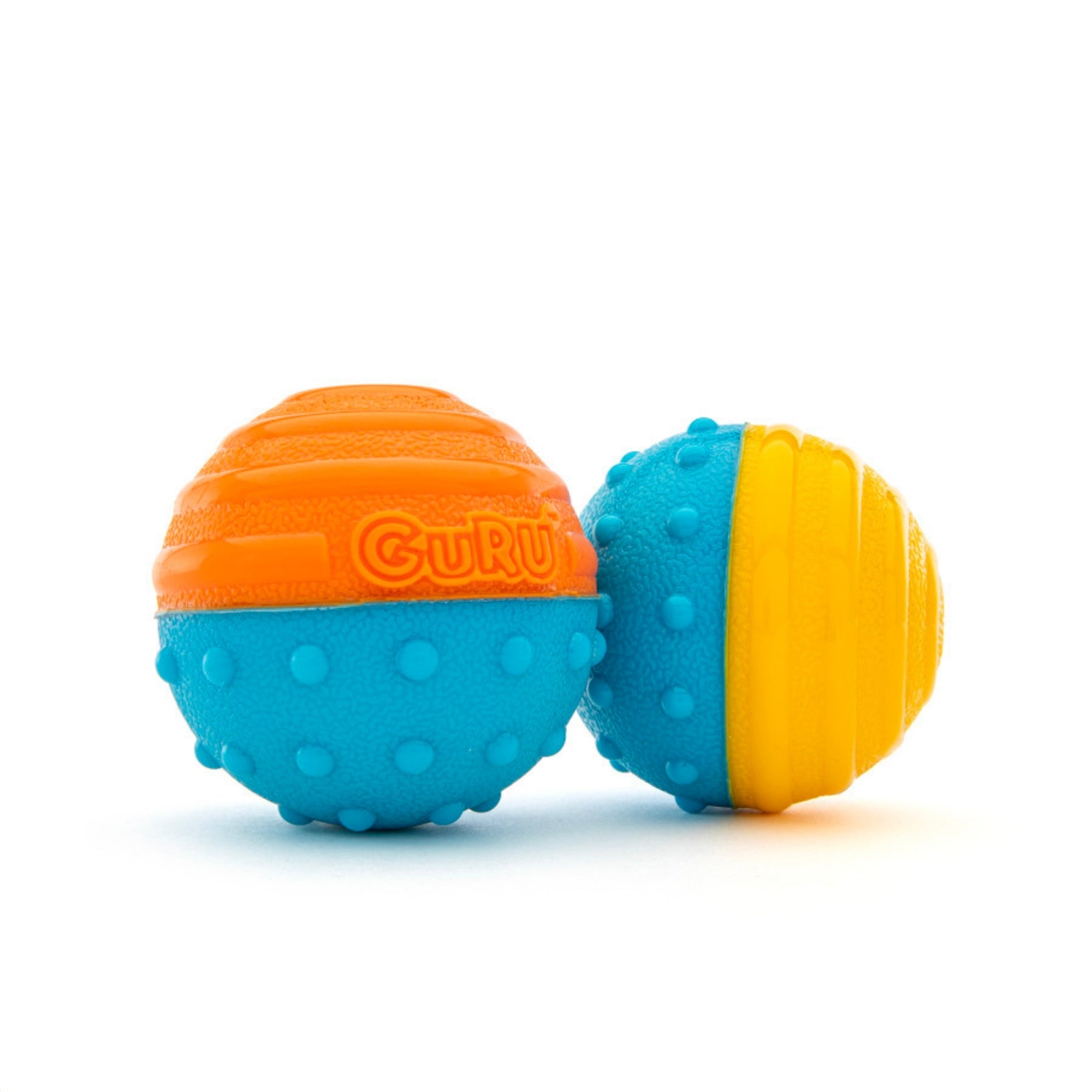 GURU Crunch  Squeak Ball Dog Toy 1ea/MD, 2 pk