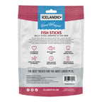Icelandic Dog Bully Stick Wrapped With Fish Skin 6 Inch - 5 Pack