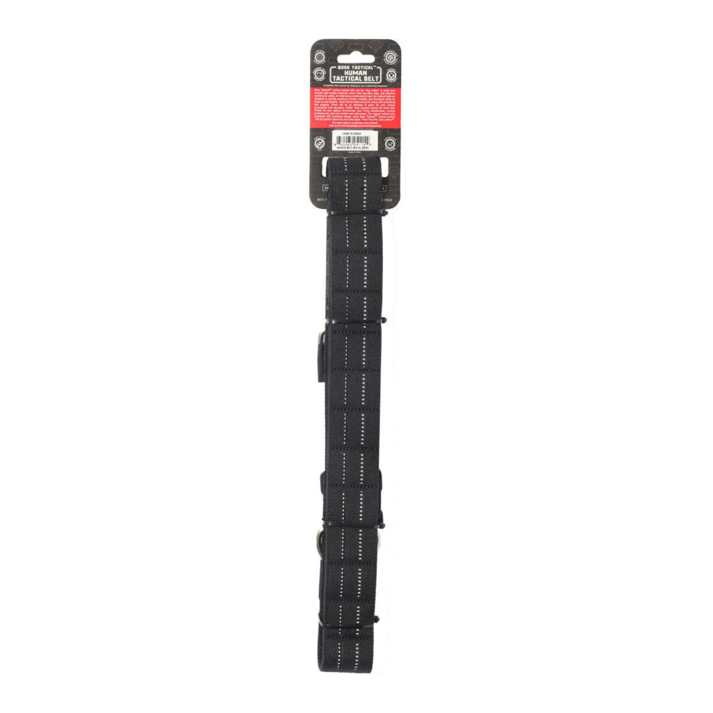 Boss Dog Human Boss Tactical Utility Dog Walker Belt Black, 1ea/XL (40-44In Waist)
