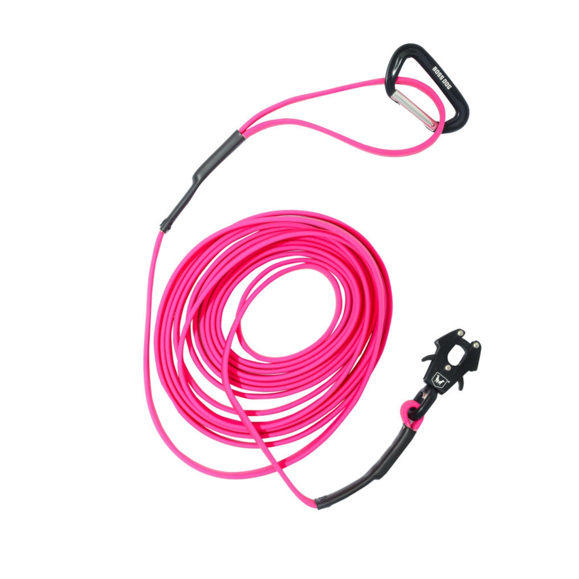 Boss Dog Tactical TPU Dog Leash Hot Pink, 1ea/20 ft