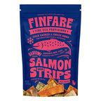 Finfare Dog 4oz. Freeze-dried Smoked Salmon Skin Strips