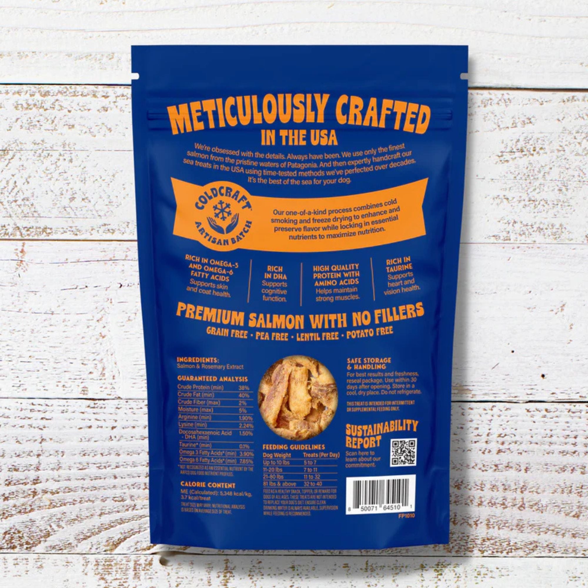 Finfare Dog 4oz. Freeze-dried Smoked Salmon Nuggets