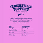 Finfare Cat 1.3oz. Freeze-dried Smoked Salmon Sprinkles Topper