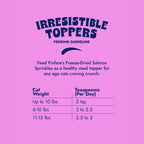 Finfare Cat 6oz. Freeze-dried Smoked Salmon Sprinkles Topper