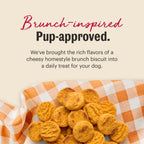 The Honest Kitchen Dog Cheddar Biscuits Made With Real Cheddar Cheese 3.5Oz Pouch