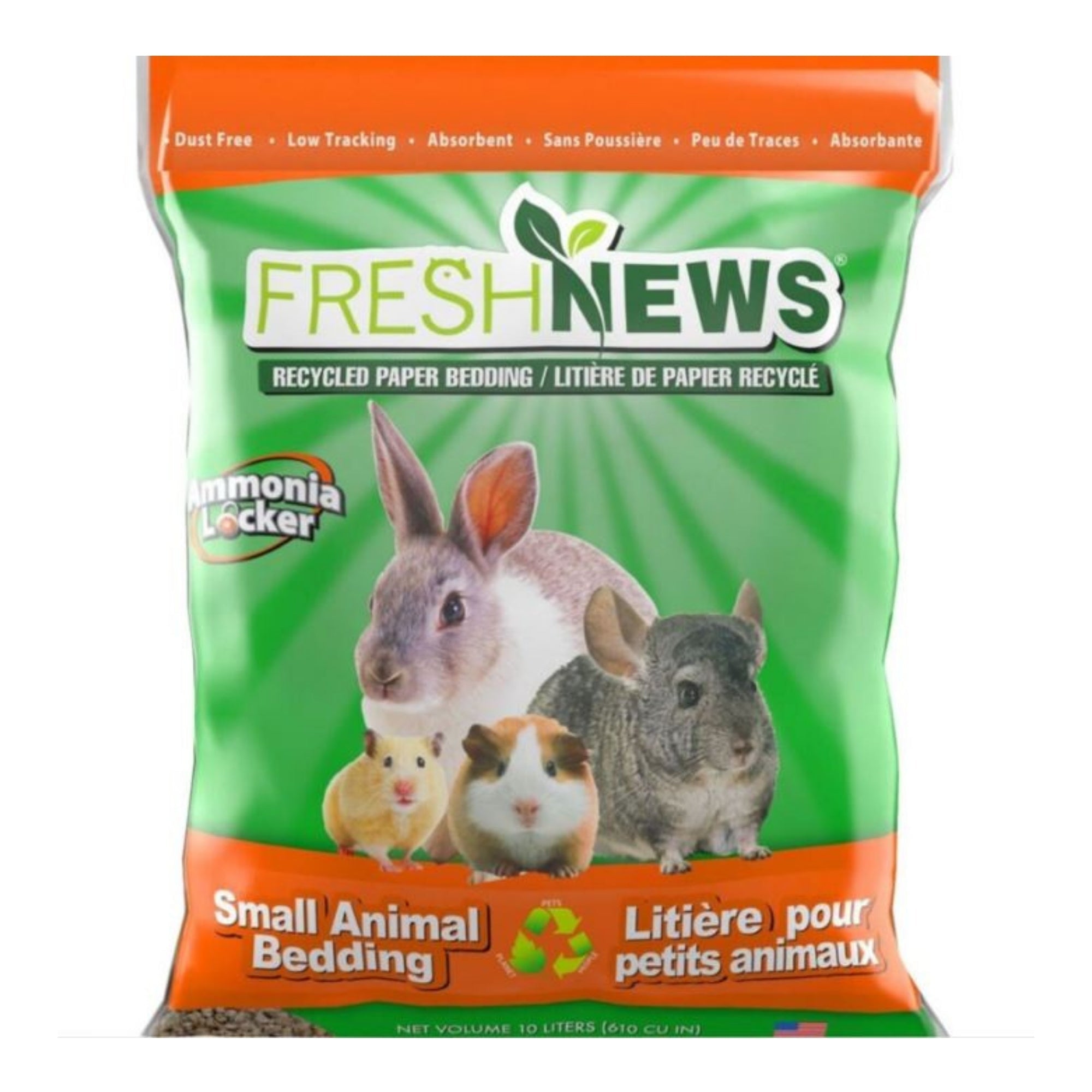Fresh News Small Animal Bedding Gray 10 L