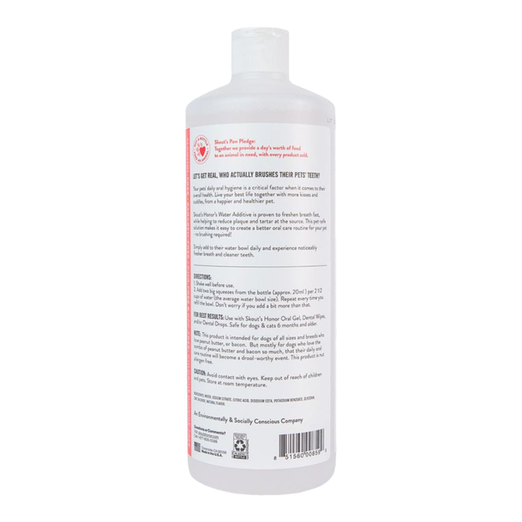Skout's Honor Dog Peanut Butter & Bacon Water Additive 32oz.