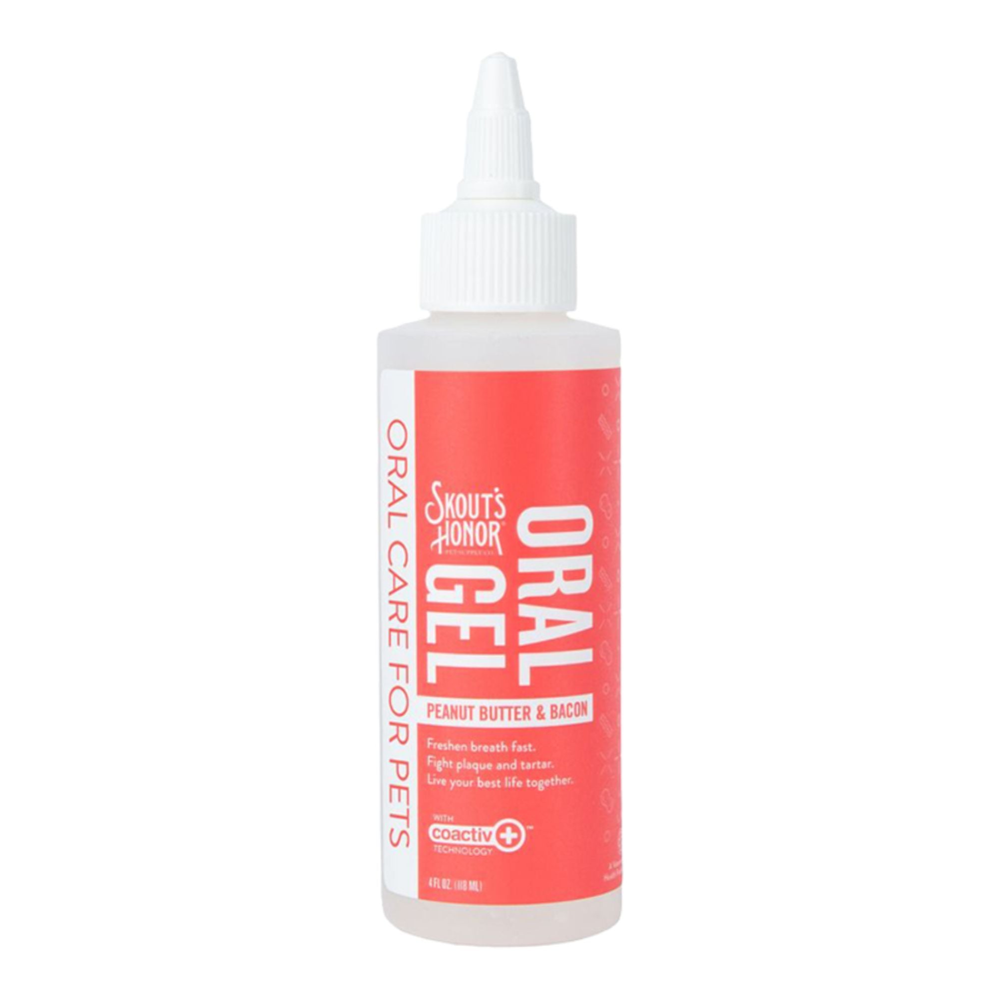 Skout's Honor Dog Oral Gel Peanut Butter & Bacon 4oz.