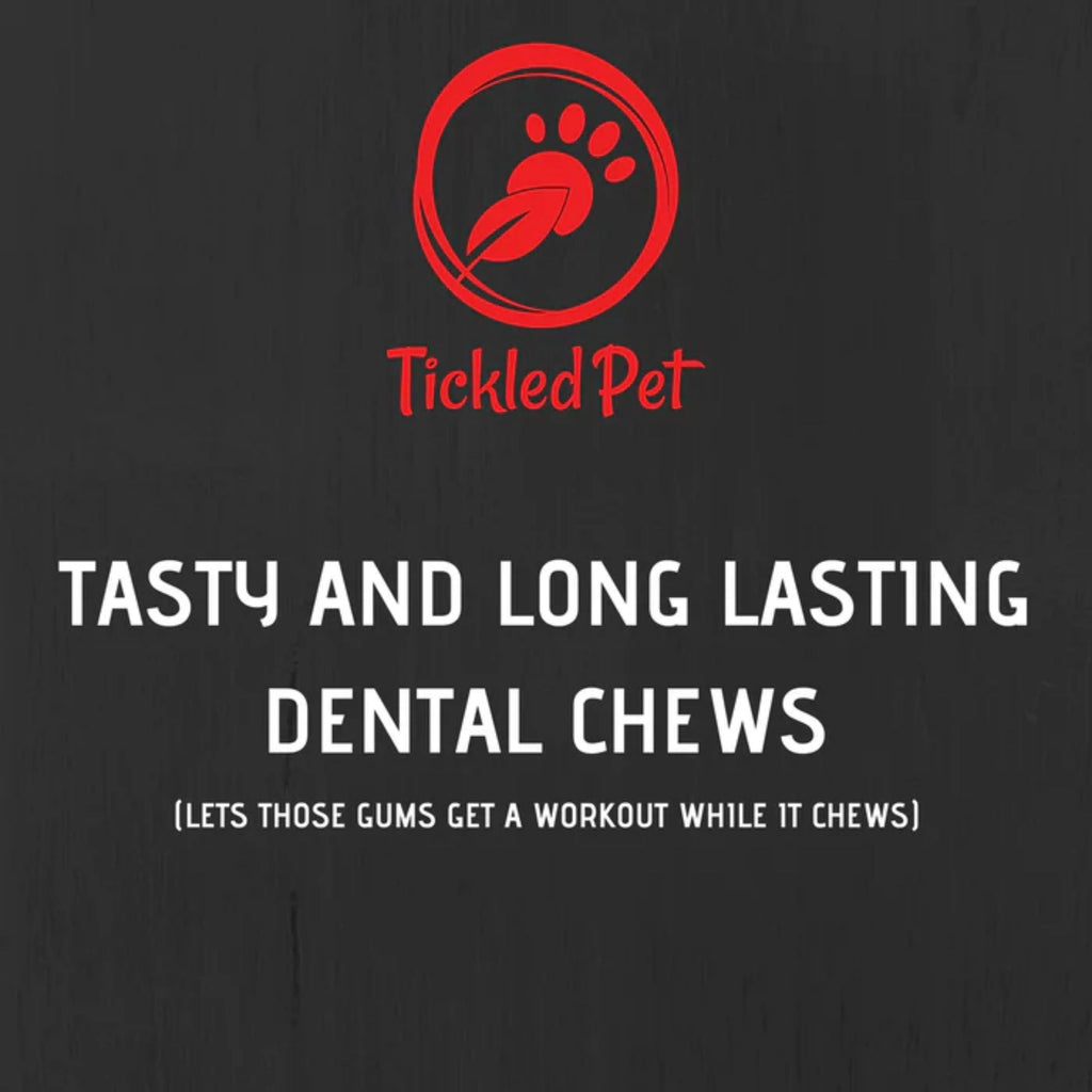 **Tickled Pet Dog 6oz. Salmon Skin Rolls