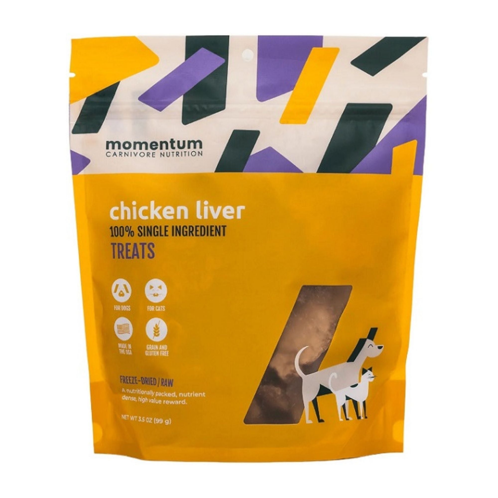Momentum Carnivore Nutrition Dog 3.5oz. Chicken Liver