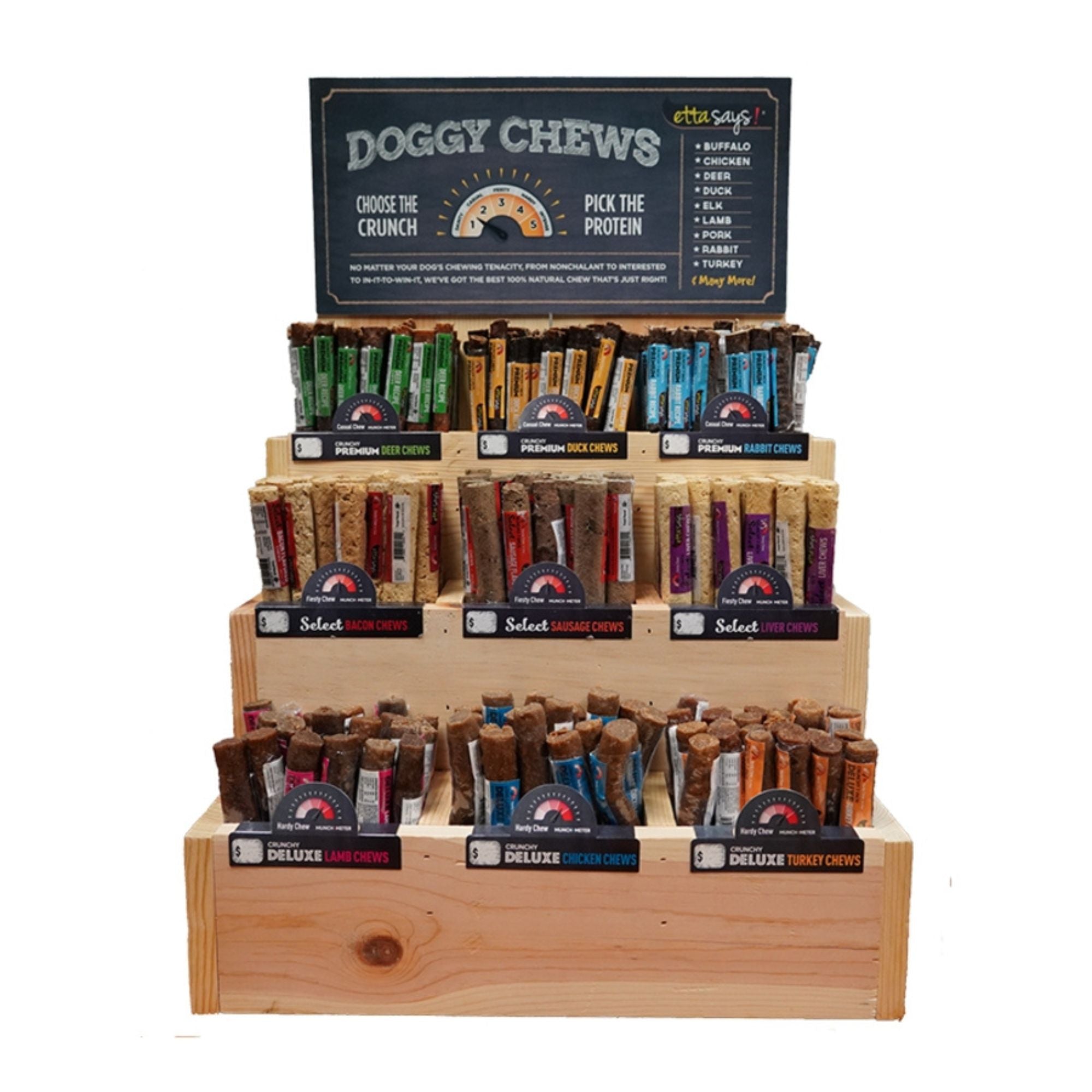 Etta Says Dog USA Chew Center Display