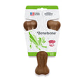 !Benebone Wishbone Durable Dog Chew Toy Bacon, 1ea/MD