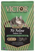Victor Super Premium Dog Food Fit Feline Indoor Dry Cat Food Chicken & Duck 5lb