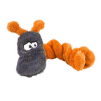 Cycle Dog Duraplush Caterpillar Dog Toy Orange Medium