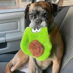 Cycle Dog Duraplush Avocado Dog Toy Green Medium