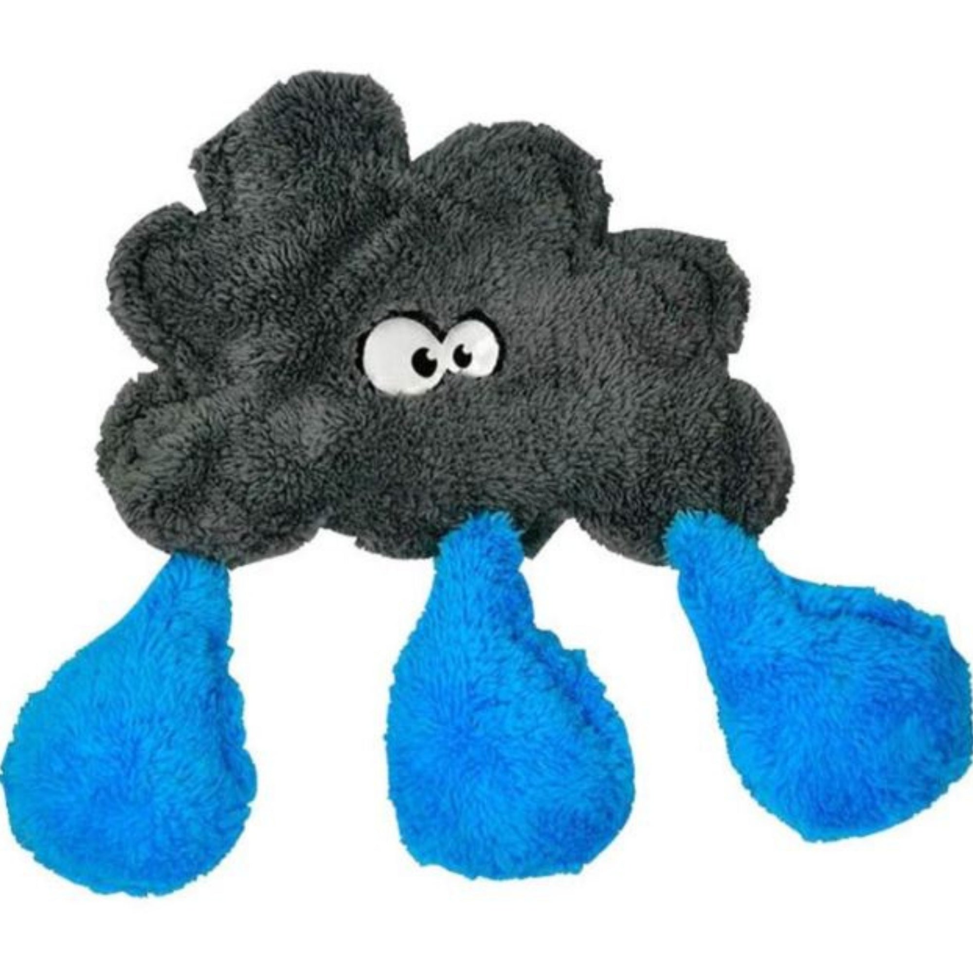 Cycle Dog Duraplush Rain Cloud Puzzle Dog Toy Gray Medium