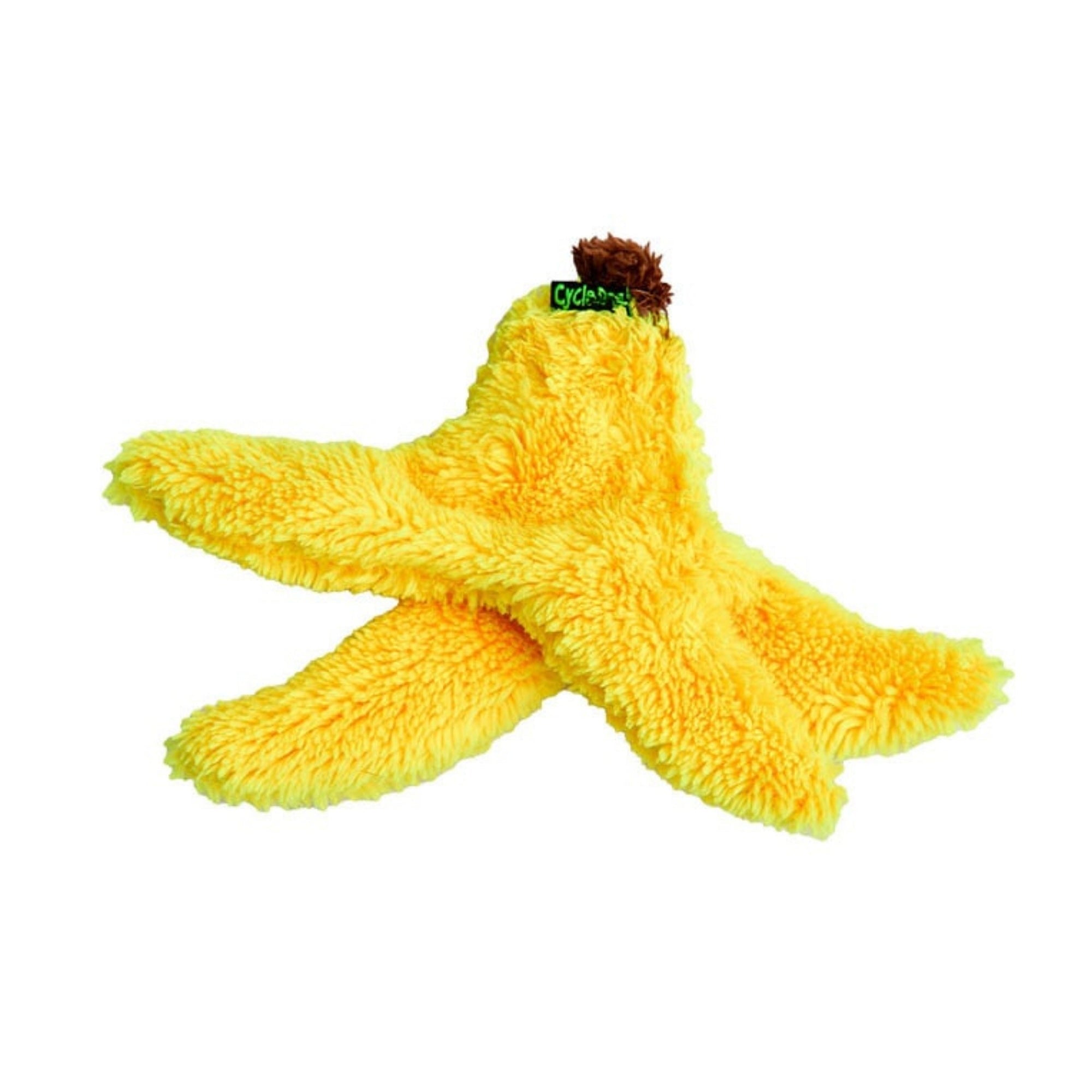 Cycle Dog Duraplush Banana Dog Toy Yellow Small