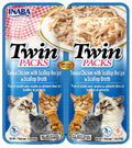Inaba Cat Twin Pk Tuna Chkn Scallop Broth 6Ct-2.08Oz