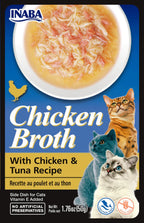 Inaba Cat Broth Chicken Tuna 1.76oz. (6 Count)