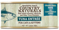 Grandma Mae's Country Naturals Grain Free Pate Wet Cat & Kitten Food Tuna 2.8oz 24pk