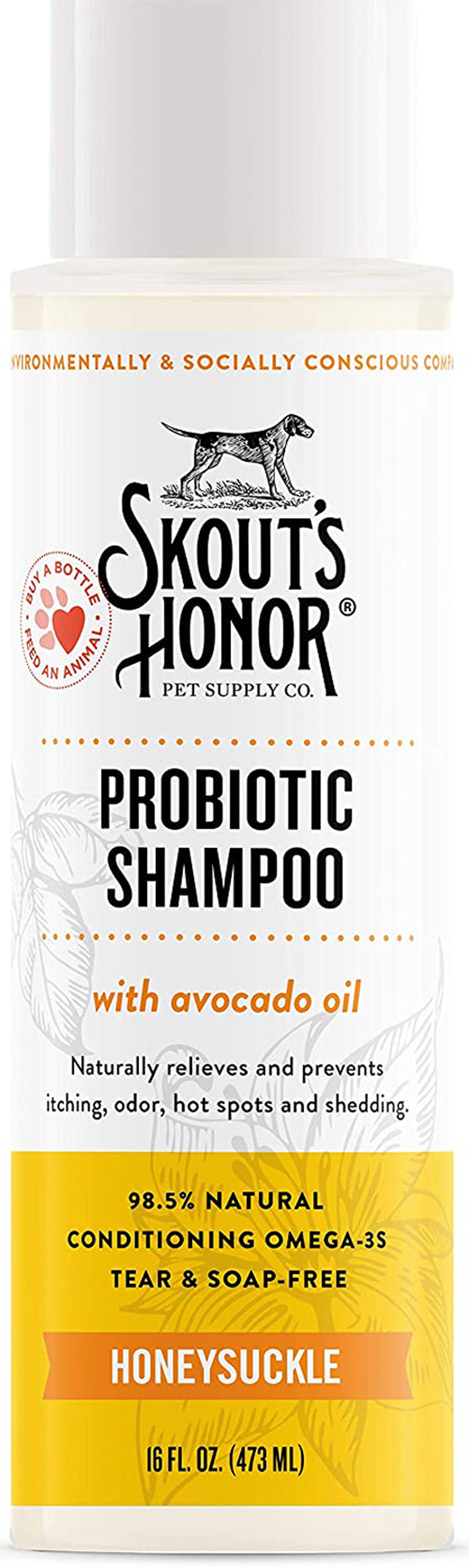 Skouts Honor Dog Shampoo Honeysuckle 16oz.