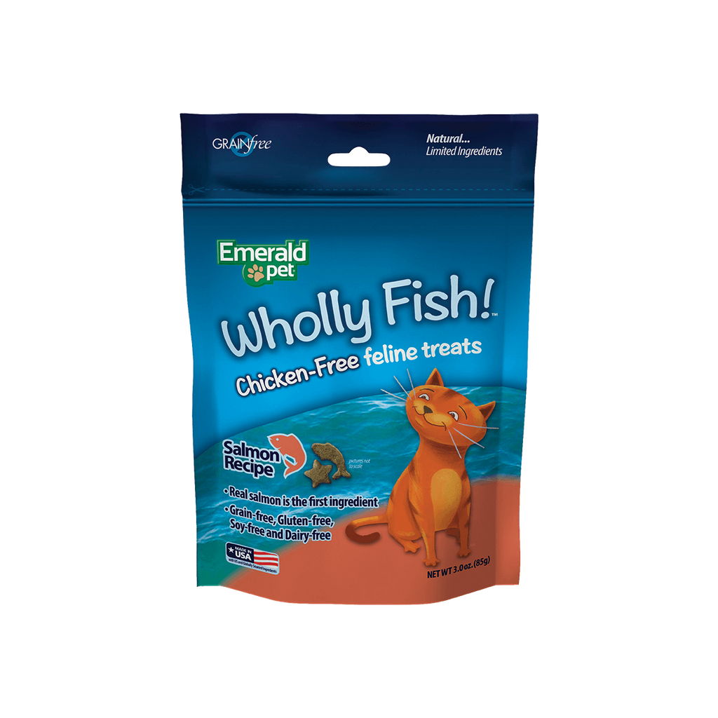 Emerald Pet Wholly Fish! Salmon Cat Treat 3oz. Default Title