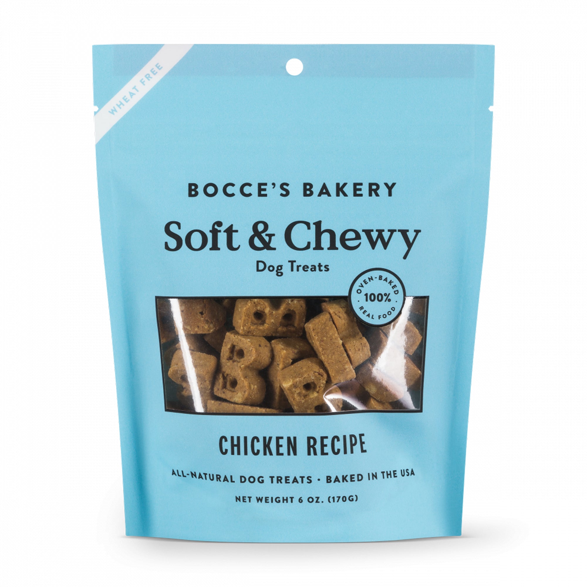 Bocces Bakery Dog Soft And Chewy Chicken 6oz
