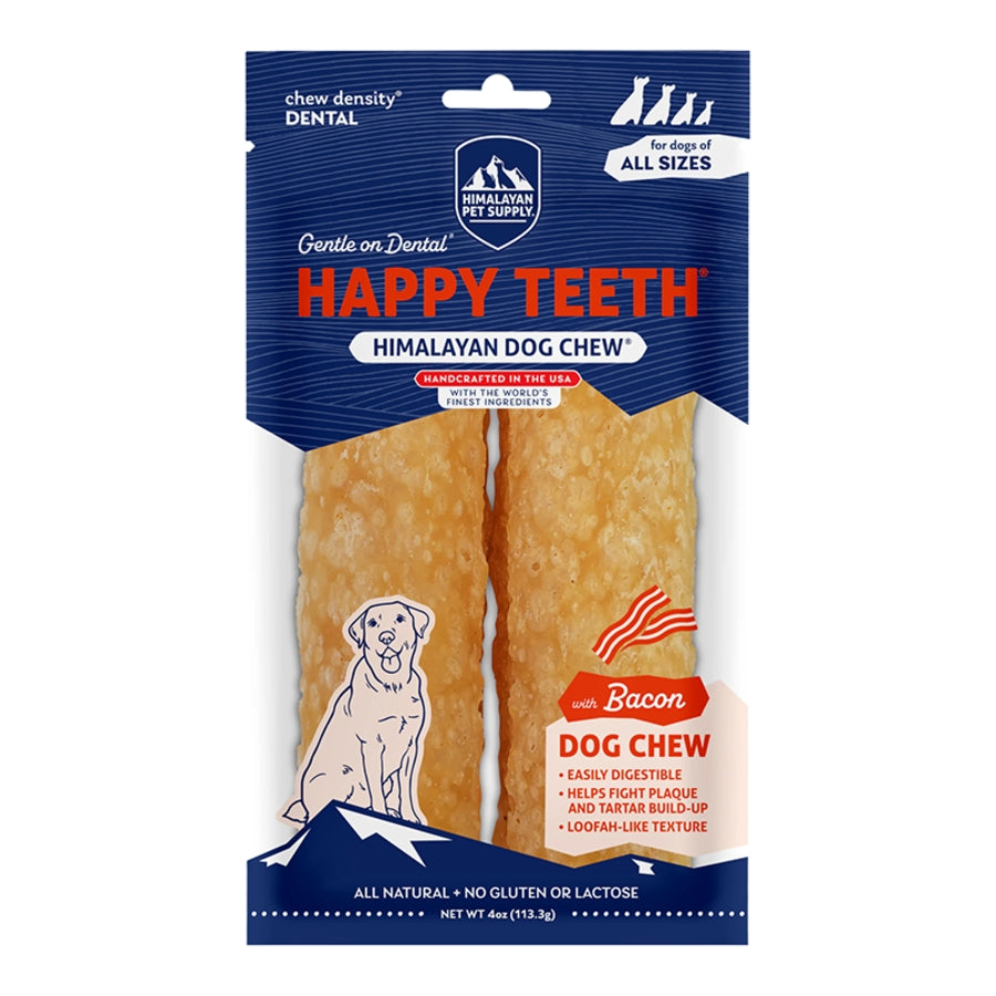 Himalayan Dog Happy Teeth Bacon Large