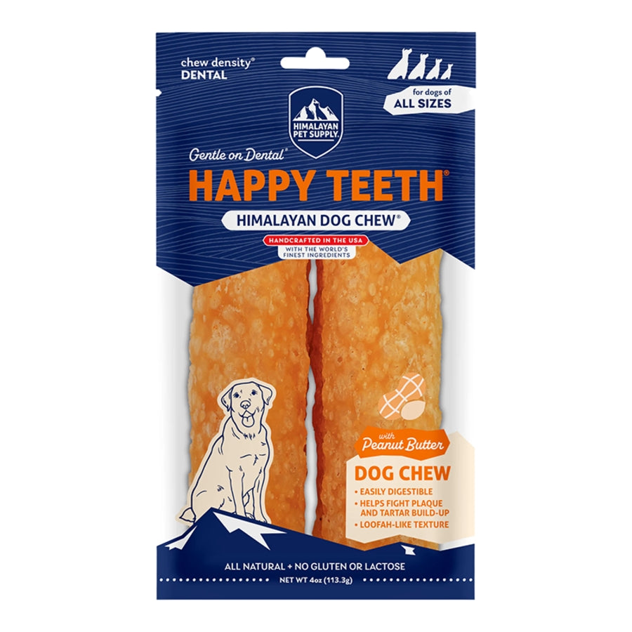 Himalayan Dog Happy Teeth Peanut Butter Large