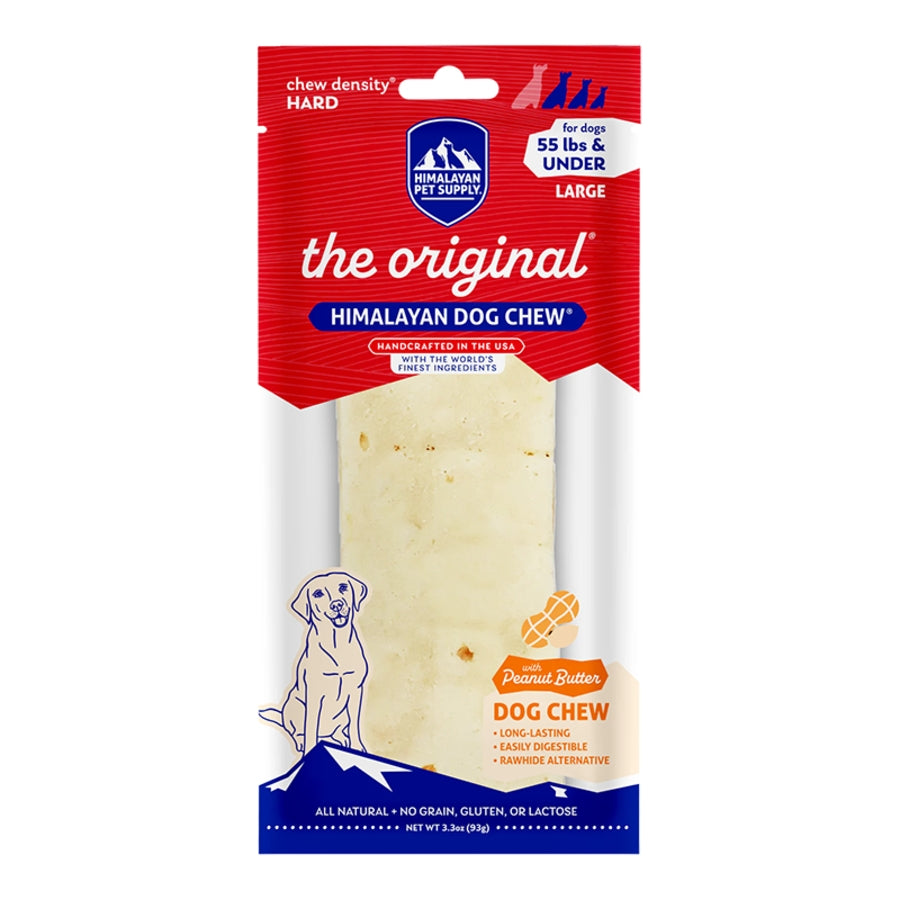 Himalayan Dog Chew Peanut Butter Large 5.3oz.