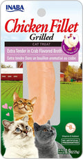 Inaba Cat Grill Fil Xtnder Chkn-Crab Broth .9Oz-6Ct