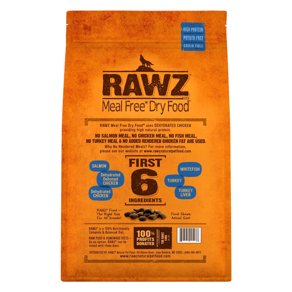 Rawz Dog Salmon Chicken Whitefish Meal Free  20Lb