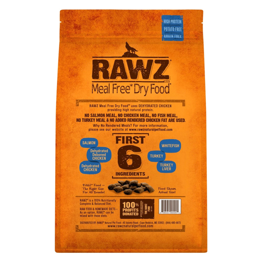Rawz Dog Salmon Chicken Whitefish Meal Free  10Lb