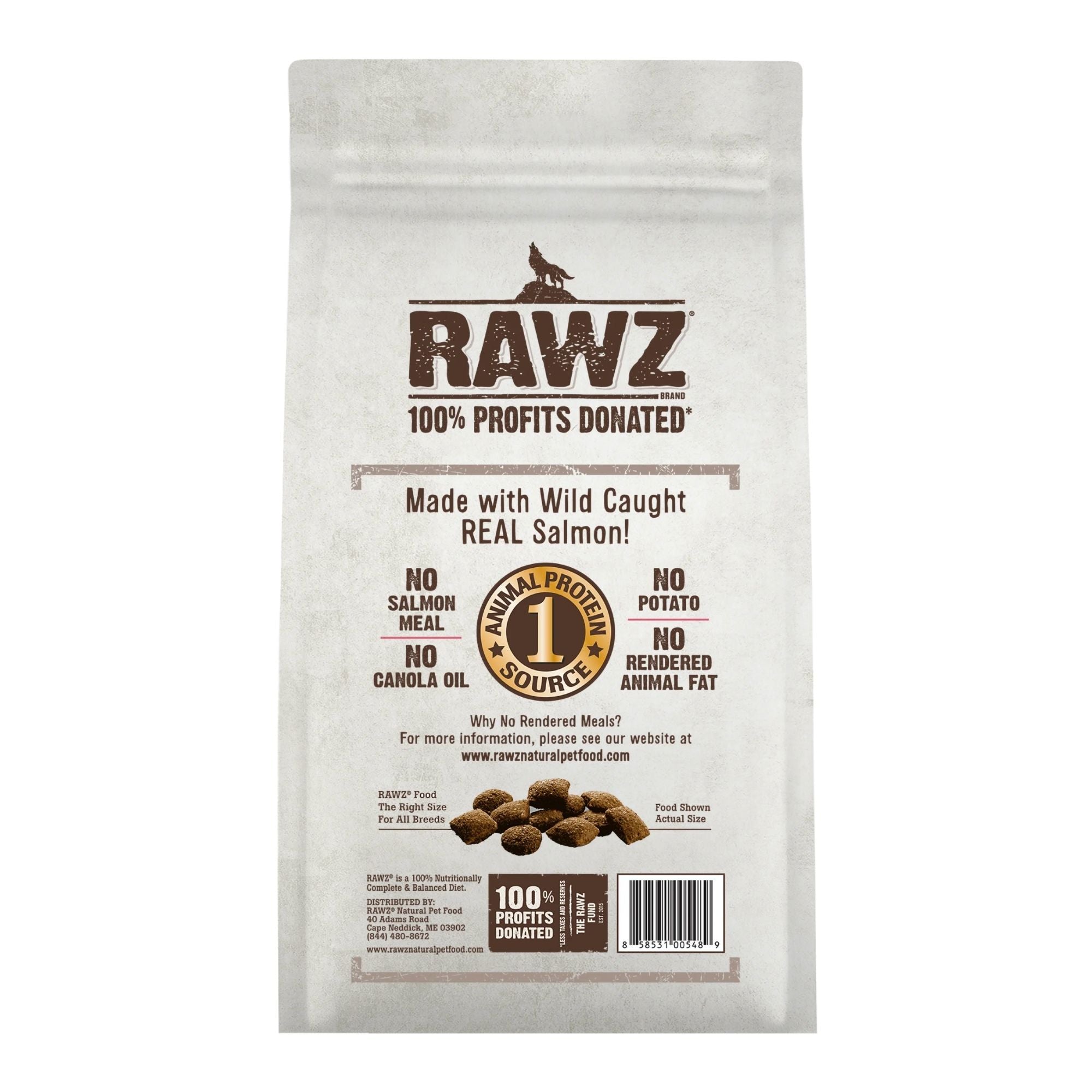 Rawz Dog Limited Ingredients Salmon 3.5Lb