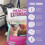 Health Extension Turkey & Salmon Kitten / Cat Grain Free Dry 15lb.
