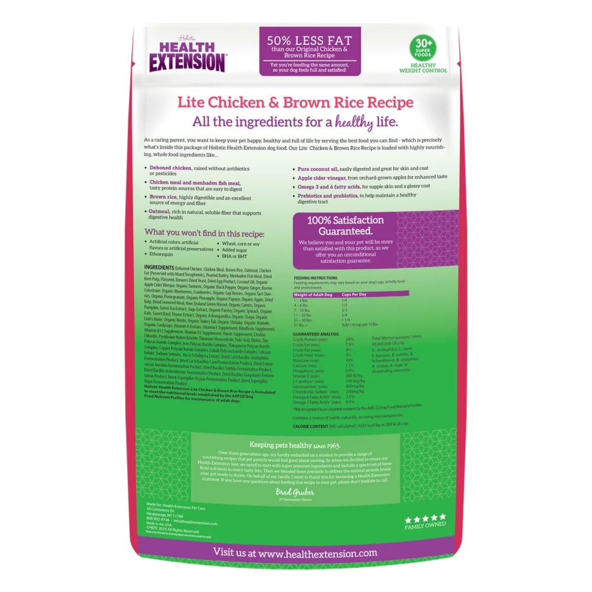 Health Extension Weight Management Dog Food 4lb.