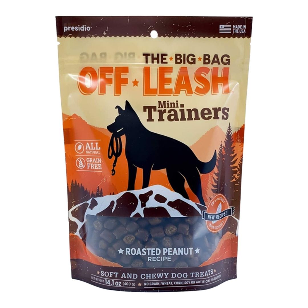 Presidio Dog Grain Free Offleash Roasted Peanut 14Oz