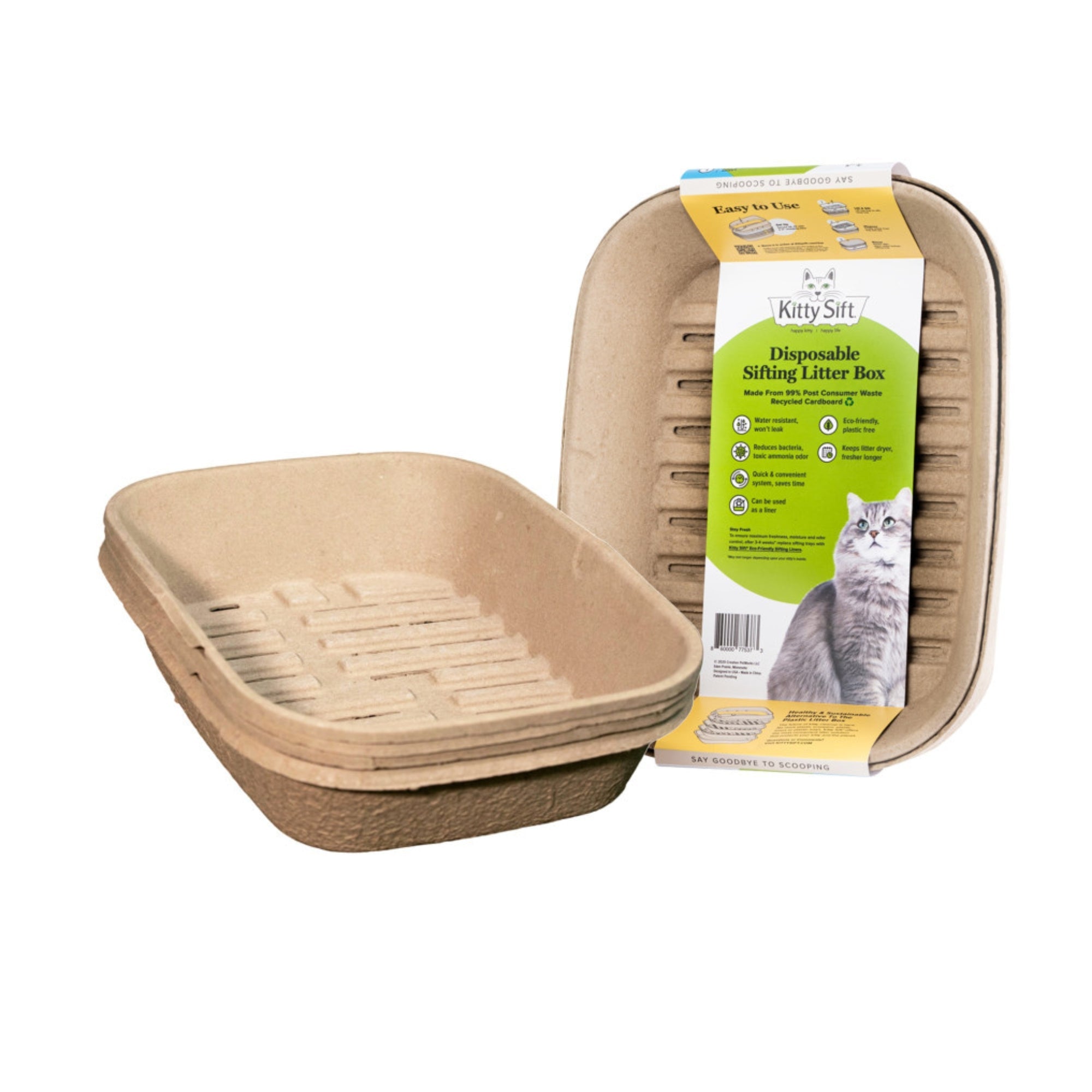 SmartyKat Kitty Sift Disposable Sifter Cat Litter Box 1ea/LG