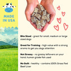 A Better Treat Just One Thing Freeze Dried Dog and Cat Treats Grass Fed Beef Liver 3oz. (Case of 6)  2 case minimum