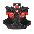 Boss Dog Tactical Dog Harness Black Camo, 1ea/XL