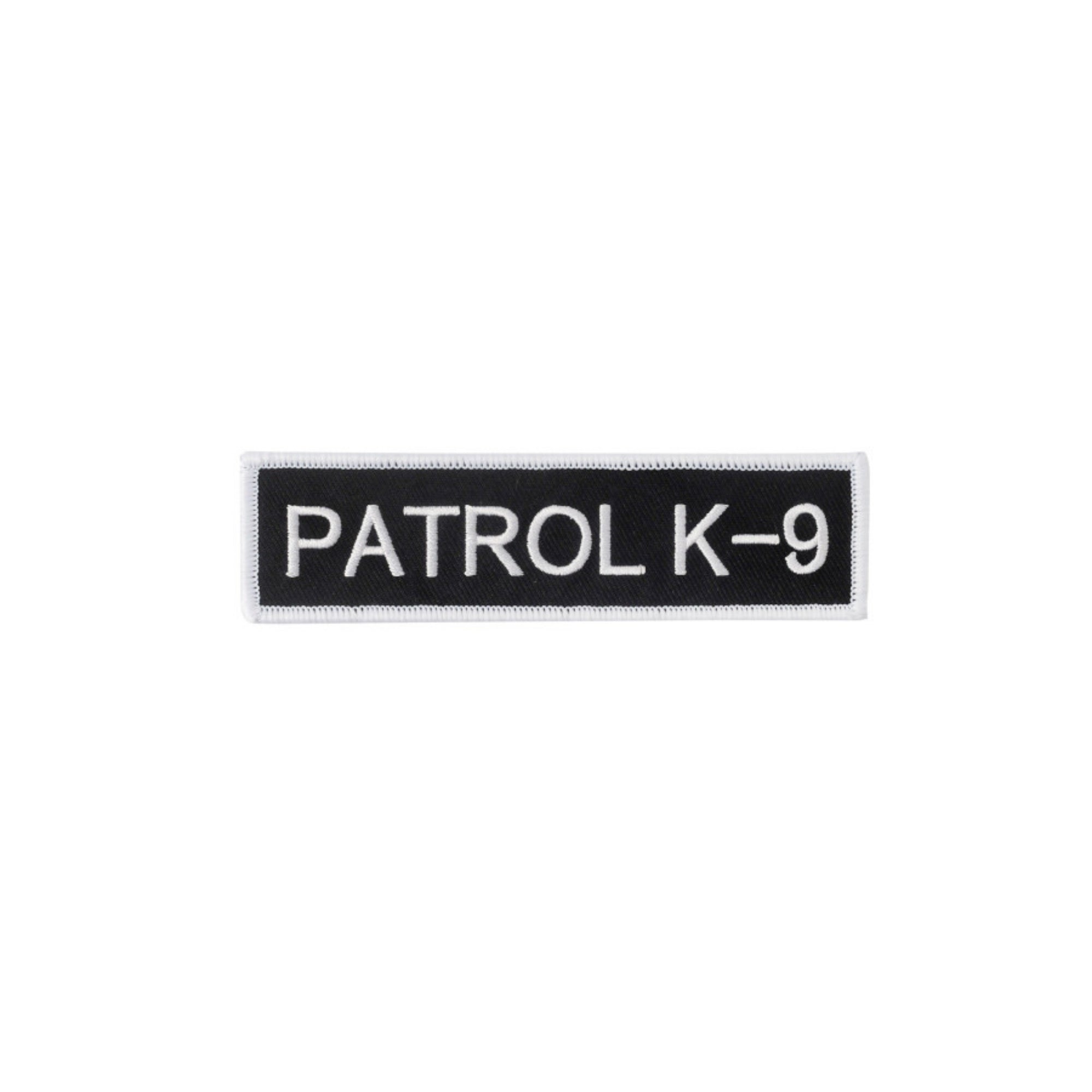 Boss Dog Tactical Harness Patch Patrol K-9, 1ea/SM