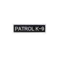 Boss Dog Tactical Harness Patch Patrol K-9, 1ea/LG