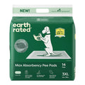 Earth Rated Dog Max Absorbency Puppy Pee Pads Xxxlarge 36” X 36” - 14 Count