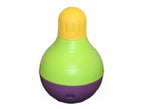 Starmark BobALot Treat Dispensing Dog Toy Purple-Green-Yellow; 1ea-LG