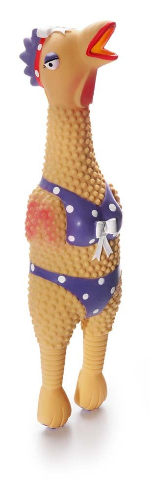 Charming Pet Products Squawkers Henrietta Dog Toy Multi-Color 1ea/SM