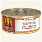Wok The Dog with Chicken; Beef and Pumpkin in Gravy 5.5oz. Case Of 24